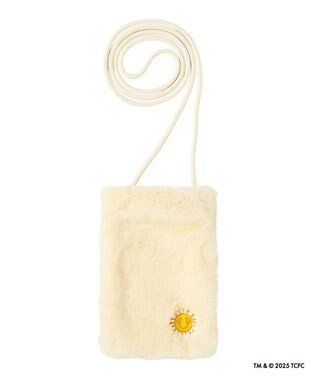 MOONBAT Care Bears(ケアベア) フェイクファーサコッシュ 手洗い可能 バッグ ライトイエロー