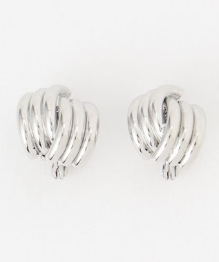 23区 【CLASSY.6月号掲載】ラインアーチ イヤリング シルバー系