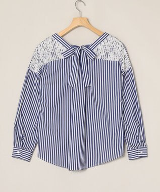 ONWARD Reuse Park 【any FAM】ブラウス春夏 ネイビー