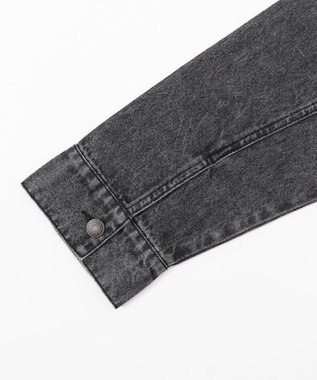 WEGO ヴィンテージウォッシュショートデニムジャケット ブラックその他