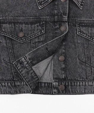 WEGO ヴィンテージウォッシュショートデニムジャケット ブラックその他