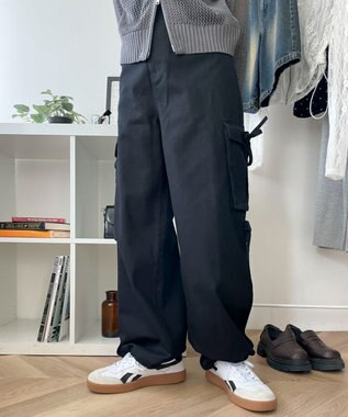 WEGO サイドリボンカーゴパンツ