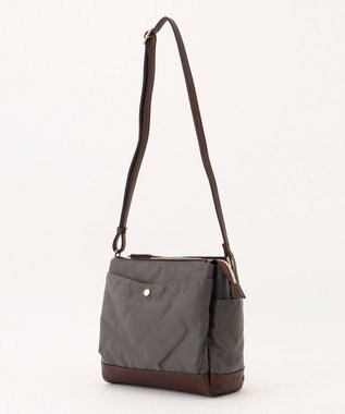 LA BAGAGERIE 【MONICA】キルティングショルダーバッグ グレー
