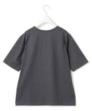 ICB 【洗える】 ロゴTEE カットソー チャコール系