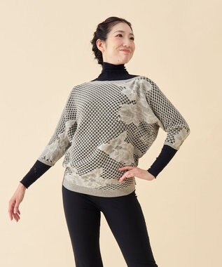 Chacott 【ノーソーイングニット】リバーシブルルーズフィットトップ グレー