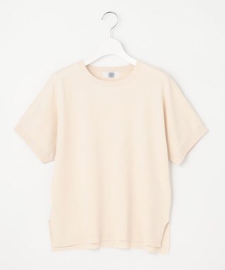 J.PRESS LADIES 【洗える】 レーヨンエリートストレッチ ドルマン ニット Tシャツ ベージュ系