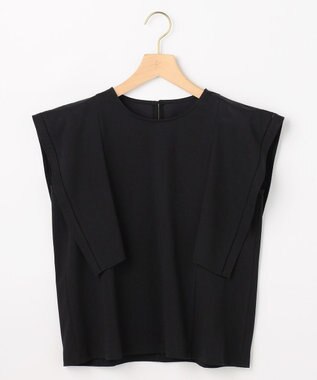 組曲 【先行予約】プレーティング天竺 フレアスリーブカットソー