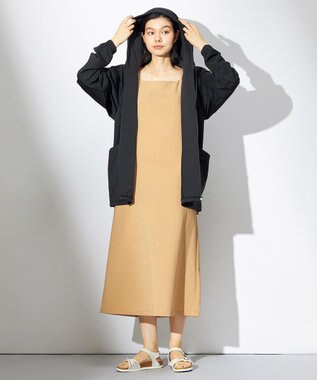 HELLY HANSEN ショートスリーブマリンリゾートワンピース サンライズベージュ