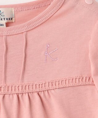 組曲 KIDS 【80-100㎝】サマーガーデン ワンピース オールドローズ系5