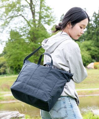 NIZYU KANO 【はまじコラボ】Airyトート Mサイズ ダークグレー