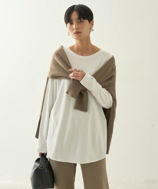 AMERICAN HOLIC ラウンドカットプルオーバー Off White