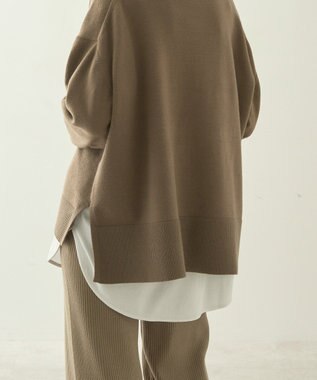 AMERICAN HOLIC ラウンドカットプルオーバー Off White