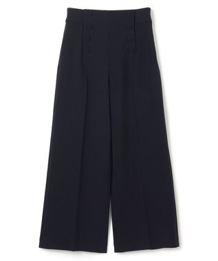 uncrave 【撥水・洗濯機洗い可】プルーフ ダブルクロス ワイド パンツ（uncrave WHITE） ネイビーA