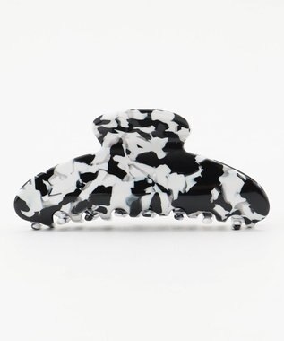 ICB 【ICBメタルロゴ付き】ヘアクリップ モノトーンマーブル系