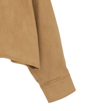 AMERICAN HOLIC Wポケットスエードライクシャツ Camel