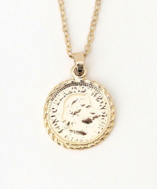 UNFILO コイン/ハート ネックレス 2点セット ゴールド[コイン]