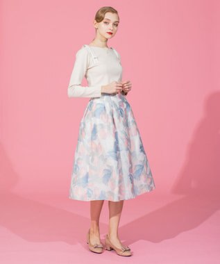 TOCCA 【洗える！】MOONLIGHT スカート サックスブルー系