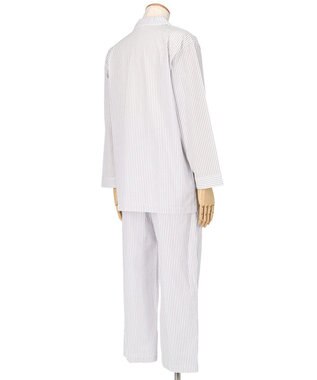 ワコール／睡眠科学 メンズ パジャマ 長袖 長ズボン 綿100%(本体) サッカー素材 YGX345 睡眠科学／ワコール グレー