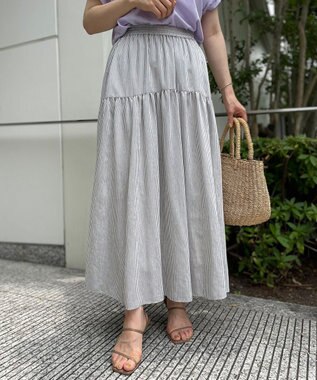 ウォッシャブルストライプスカート Unfilo ファッション通販 公式通販 オンワード クローゼット ウォッシャブルストライプスカート Unfilo ファッション通販 公式通販 オンワード クローゼット