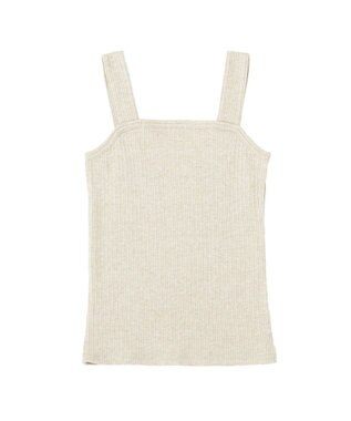 earth music&ecology チェーンリブラメカットタンクトップ Beige