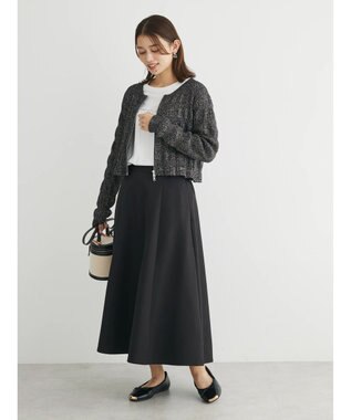 Green Parks ・ＡＮＤ　ＳＥＡＲＣＨ　ラメランダムリブカーディガン Black