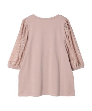 Green Parks ・ＳＵＧＡＲ　ＳＰＯＯＮイソザイスリーブプルオーバー Pink Beige