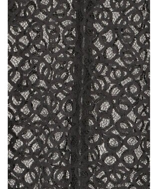 Te chichi レースジップアップフーディー チャコールグレー