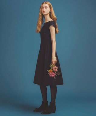 TOCCA 【洗える・消臭】SWIMMING RIBBON ドレス ネイビー系7