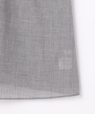 #Newans 【前後着用可能】【高山都さんコラボ】ビッグカラー２WAYブラウス グレー