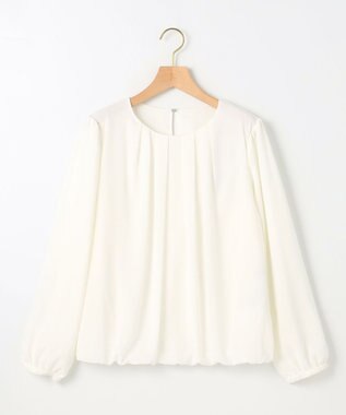 組曲 ドビーシフォン ニュアンスタック ブラウス アイボリー系