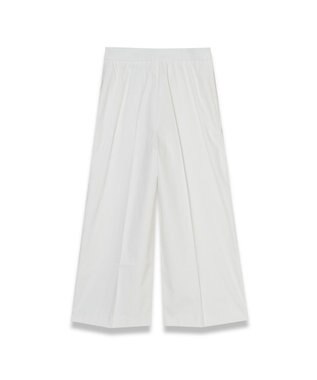 JOSEPH ライトギャバジンストレッチ　ワイドトラウザーズ Ivory