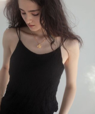 Green Parks ■ＥＳＣＡＲ　レースキャミソール（カップ付） Black