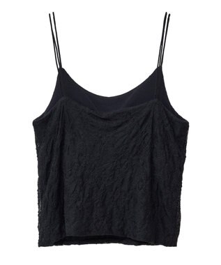 Green Parks ■ＥＳＣＡＲ　レースキャミソール（カップ付） Black