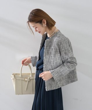 YECCA VECCA ツイードジャケット(1) Mix