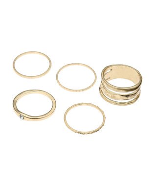 AMERICAN HOLIC ５ＳＥＴリング Gold