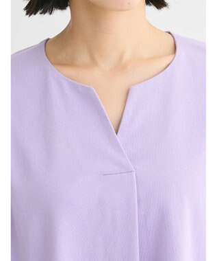 Green Parks 冷っとすずやか　フレンチスリーブスキッパー Purple
