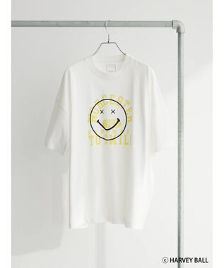 Green Parks Ｓｍｉｌｅｙ　Ｆａｃｅ／スマイルロゴＢｉｇＴシャツ White