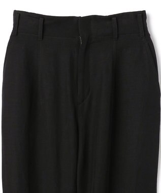 BEIGE， BERNARD / リネン混 ヘムタグ 2WAYパンツ Black