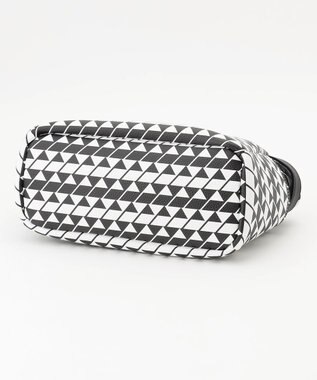 23区GOLF 【UNISEX】フラッグ総柄カートバッグ ブラック系5