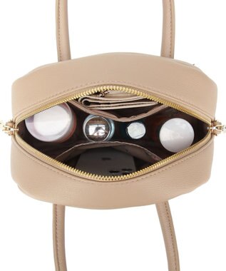 style code 【MERCURYDUO/マーキュリーデュオ】メタルアイレット　ミニボストン ベージュ