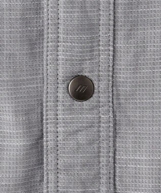 JOSEPH ABBOUD 【人気！1枚で2通りの着こなし】定番 リバーシブルシャツ ライトグレー系