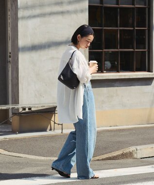 russet ソフトレザーシンプルショルダーバッグ (CE-1328-WEB) Black