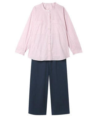 ワコール／睡眠科学 パジャマ 長袖 長ズボン 綿混(本体) ここちよく眠れる 寝返りしやすい レディース YDX509 睡眠科学／ワコール