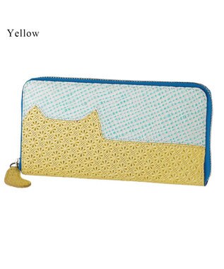 tsumori chisato CARRY スプリングねこパズル ラウンドファスナー長財布