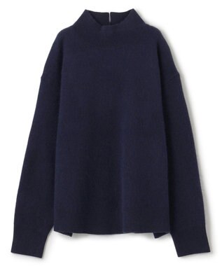 UNFILO 【WEB＆一部店舗限定】へアリースウェット ハイネックニット ネイビー