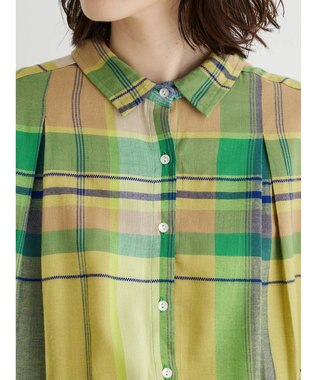 Green Parks Ｉ　襟付きワンピース Check