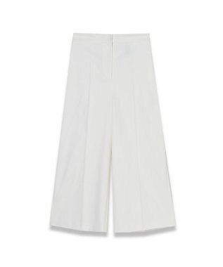 JOSEPH ライトギャバジンストレッチ　ワイドトラウザーズ Ivory