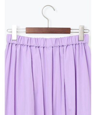 Te chichi マットタフタバイヤスティアードスカート ラベンダー