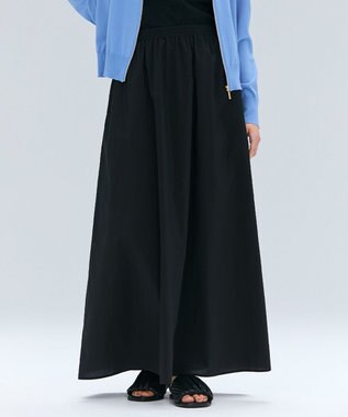 【洗える/セットアップ対応】SPIGA / ギャザーロングフレアスカート