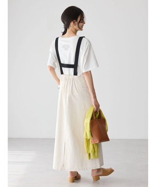 AMERICAN HOLIC Ｗポケットサス付きスカート Ivory